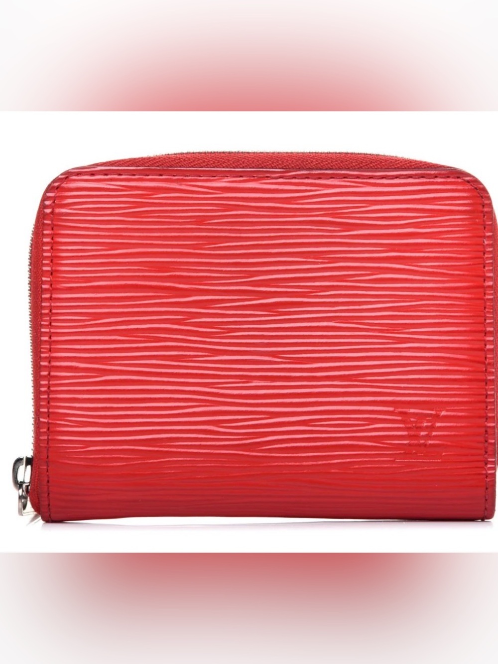 Louis Vuitton Epi Leather Zippy Coin Purse in Rubis
